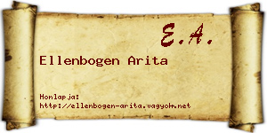 Ellenbogen Arita névjegykártya